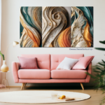 3 Panels Wall Art (TWA008) - Image 1