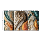 3 Panels Wall Art (TWA008) - Image 2
