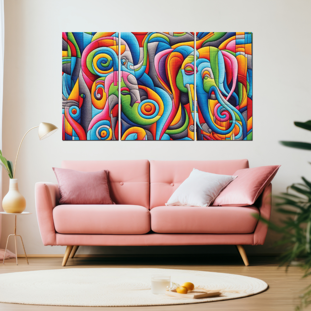 3 Panels Wall Art (TWA0021)