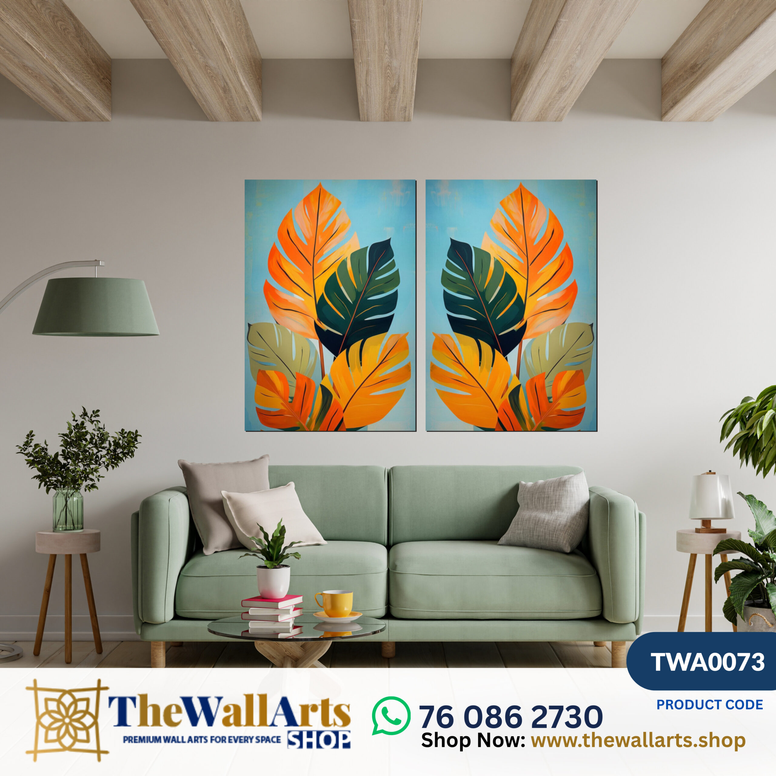 2 Panels Wall Art (TWA0073)