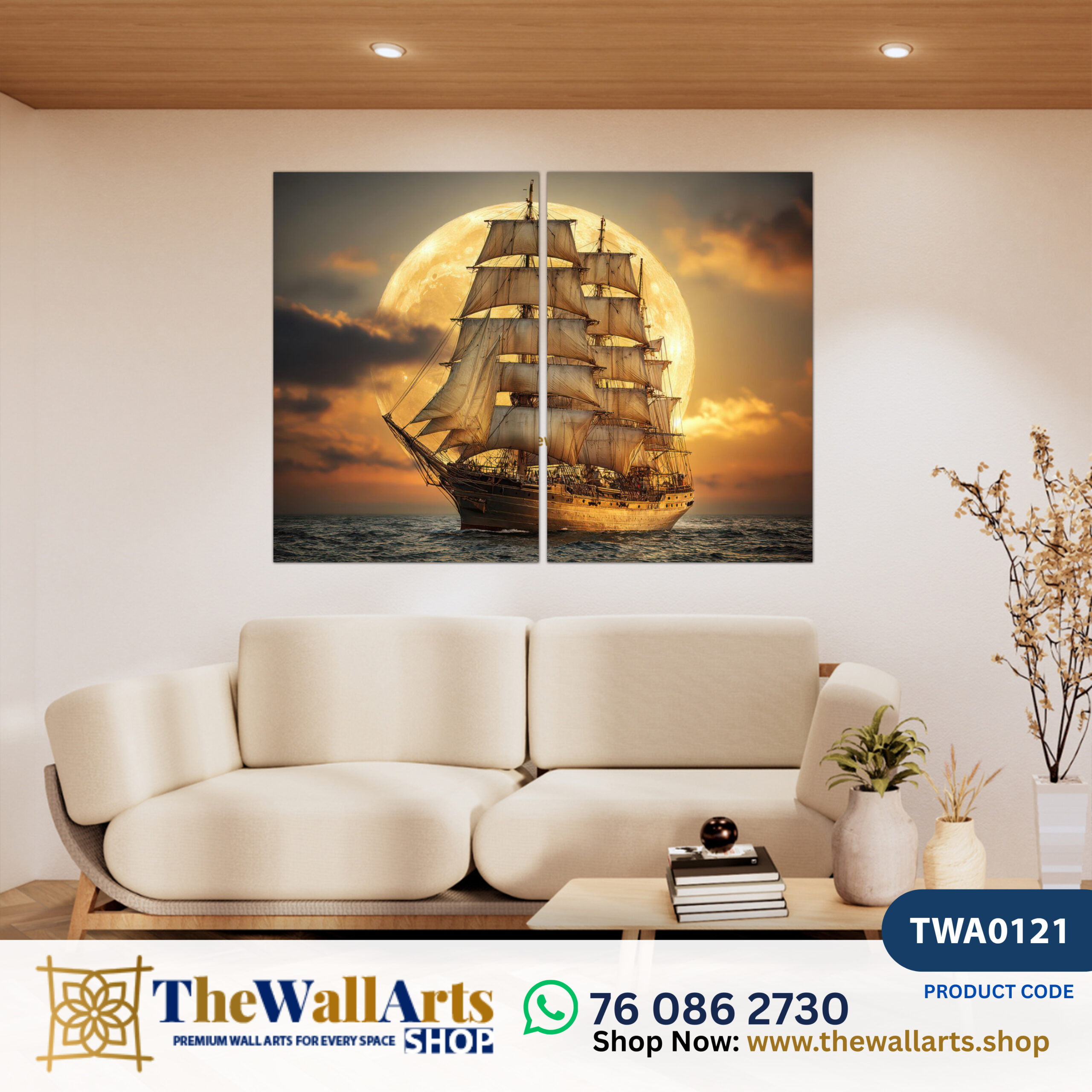 2 Panels Wall Art (TWA0121)