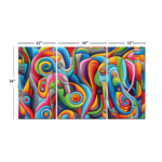 3 Panels Wall Art (TWA0021) - Image 2